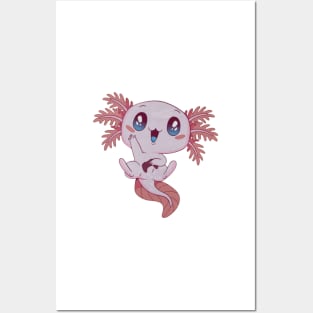 Axolotl Posters and Art